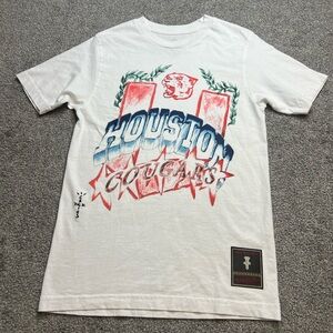 Mitchell & Ness White Houston Cougars Tee